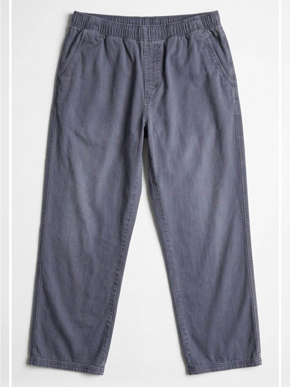 Quiksilver Waterman Collection Grey-Blue Elastic Waist Pants | L